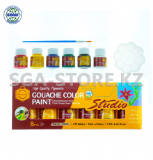 Набор акриловых красок для рисования"Keep smiling", 6 цветов, 25мл, 7256.