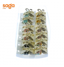 Краб для волос железный  P3048. (блок)