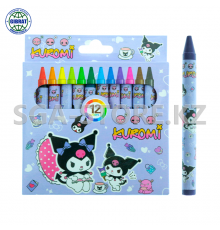 Восковые мелки Kuromi, 12 цветов 802.