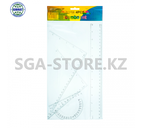 Линейки в наборе, 30см, пластиковые, 9130.