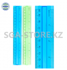 Линейка пластиковая с держателем-20см. 8620.
