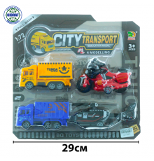 Машина в наборе-4шт. 600-50