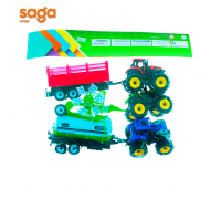 Машина Трактор с прицепом в наборе-3шт. 6697-10