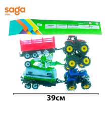 Машина Трактор с прицепом в наборе-3шт. 6697-10