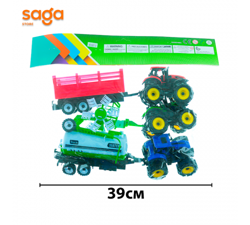 Машина Трактор с прицепом в наборе-3шт. 6697-10