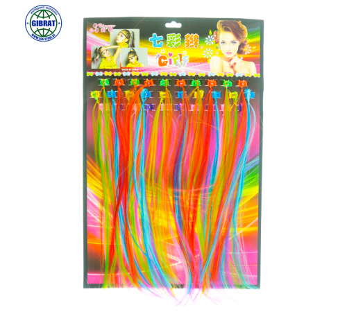 Волосы накладные детские в наборе-30шт. АА-