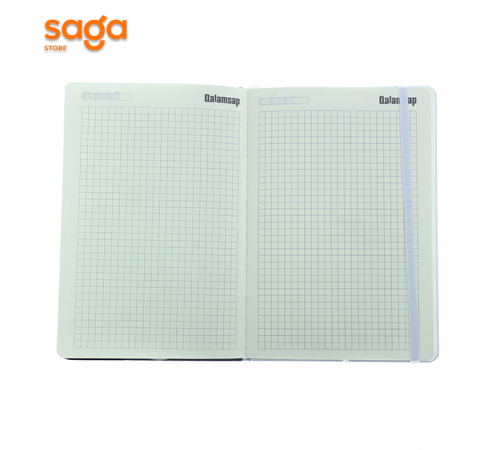 Блокнот на резинке, А5, в клетку, 2025-5 1/96