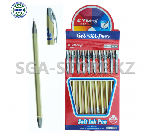 Ручка шариковая "Yalong", 0.7мм, синий,  11003