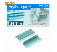 Скоба 24/6 "Kangaro", в коробке-20 пачек, в пачке-1000шт.