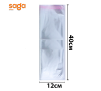 Пакеты с клейкой полосой/слюда 12*40см