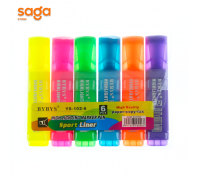 Маркер выделяющий , в упаковке-6цв, 102-6