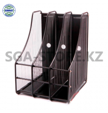 Лоток металлический вертикальный, 3 секций.
