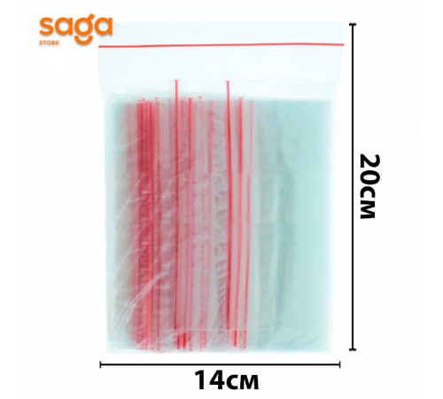 Пакет с замком «Zip-Lock», 400гр, размер 14*20см, 250