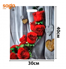 Пакет с вырубной ручкой "Мини х" 1/50/4500 Хуан