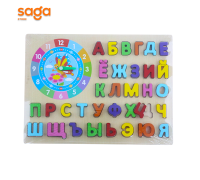 Развивающая игрушка "Дерево с алфавитом и часами" 61540