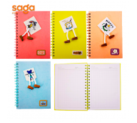 Блокнот на пружине , A5, M251129-5 1/56