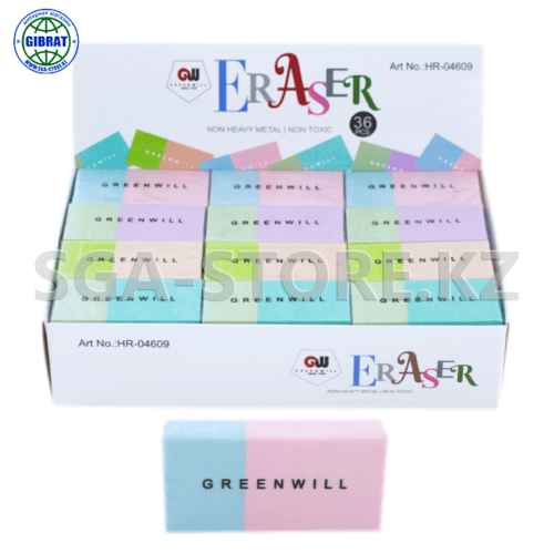 Стёрка-Ластик "Greenwill", 36шт. HR- 04609