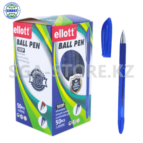 Ручка шариковая "Ellott-503P" 1mm, в упаковке-50шт. — изображение 2