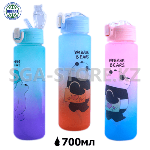 Бутылка для воды "We babe bears", 700мл. 2112-952