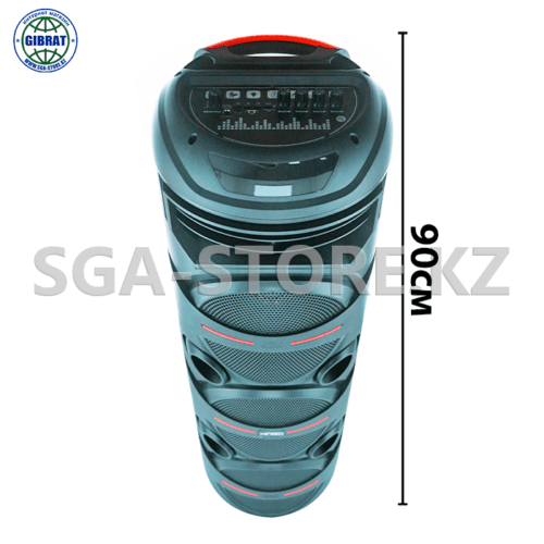 Музыкальная портативная bluetooth колонка с караоке, микрофон в комплекте  "KIMISO QS 8208"