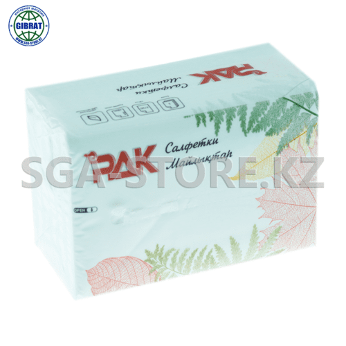 Салфетки 3 слоя, 120шт, 18*13см, 100% натуральная целлюлоза.