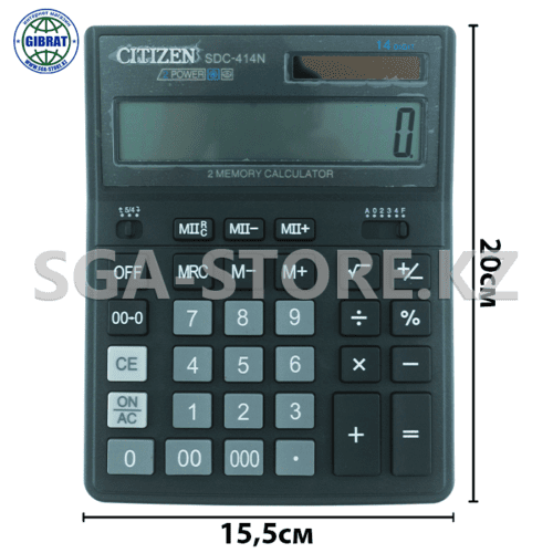 Калькулятор "Citizen", 14-разрядный, N414