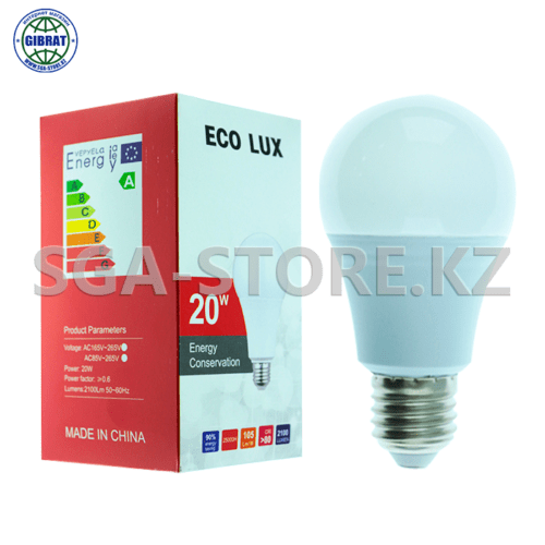 Лампочка 20w, E27, 6500, ECO LUX