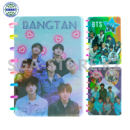Блокнот "BTS", А5, в клетку, 101-4