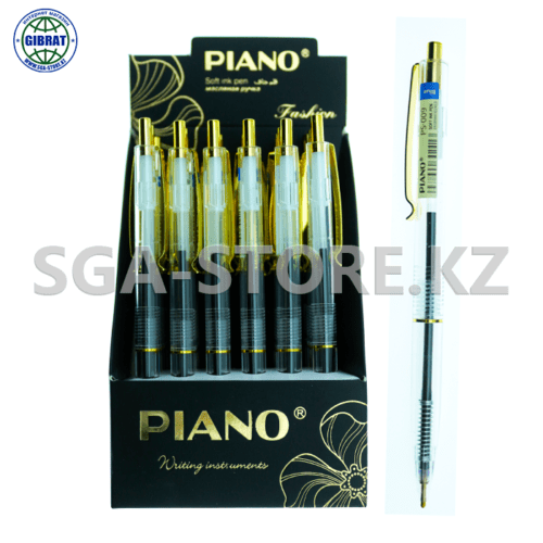 Ручка шариковая "Piano", 0.7мм, синий, в упаковке-24шт. РТ-009