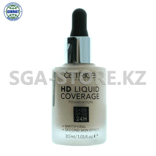 Тональный крем для лица основа под макияж HD Liquid Coverage Foundation тон 020, 30мл,  020 010 (реплика)