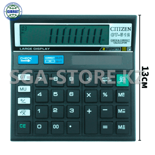 Калькулятор "Ctttzen", 12-разрядный, CT-512