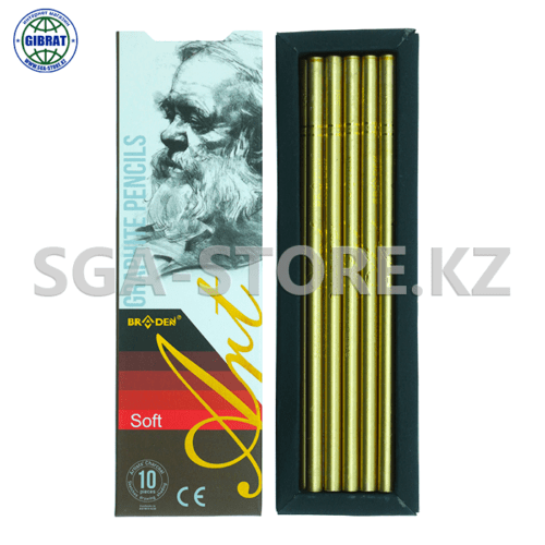 Карандаши чернографитные "Art-Soft", в упаковке-12шт. BD-8035-S