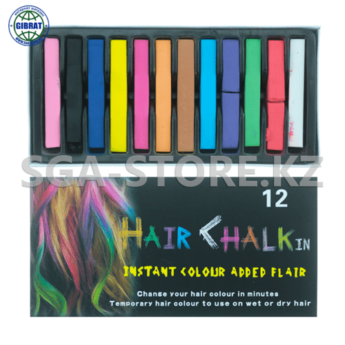 Мелки разноцветные для Волос Hair Chalk, 12 шт.