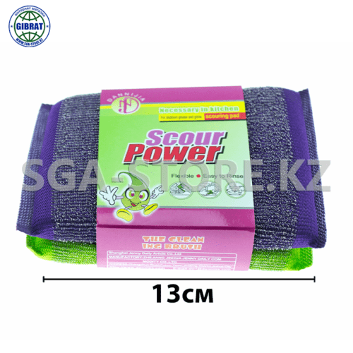 Губка SCOUR POWER 2в1