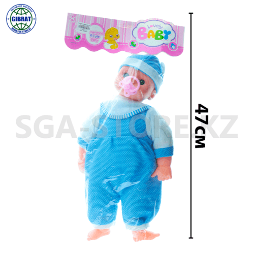 Кукла с соской Lovely doll  2029.