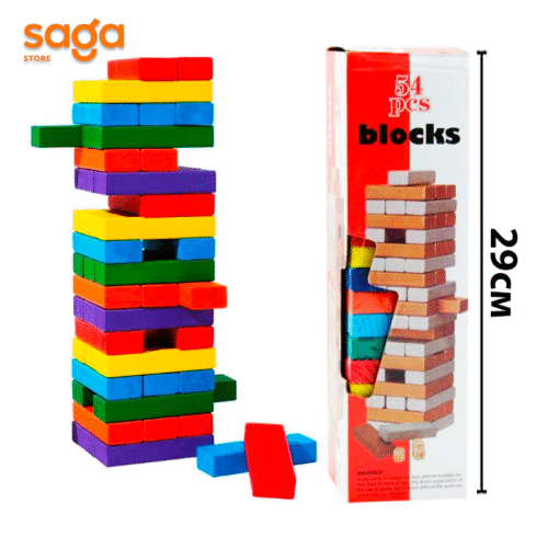Настольная игра "Джанго", деревянный, 54 блоков, 1965-38