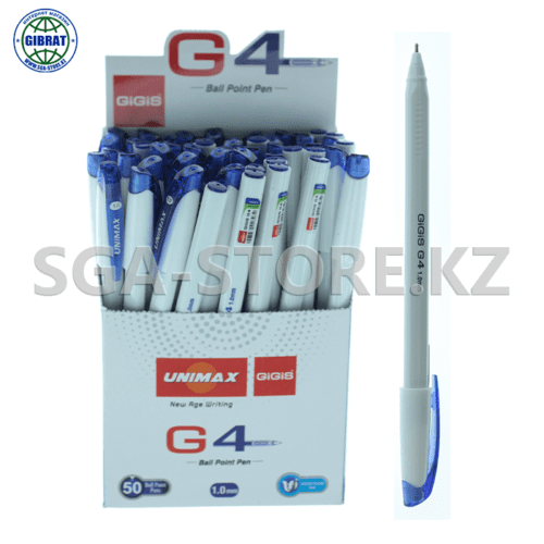 Ручка шариковая "UNIМAX G-Gold", синий, 1.0мм. 4875.