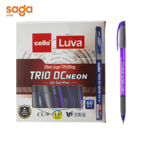 Ручка шариковая "Ellott DC neon", 1.0mm, в упаковке-60шт.  CL-9.