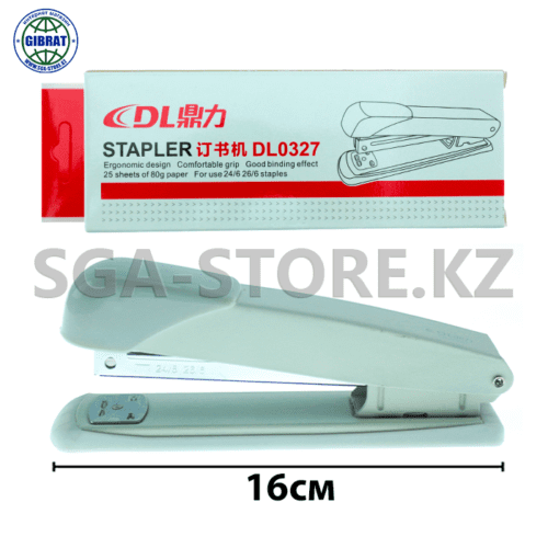 Степлер "DL-0327", до 25 листов, 24/6;26/6,