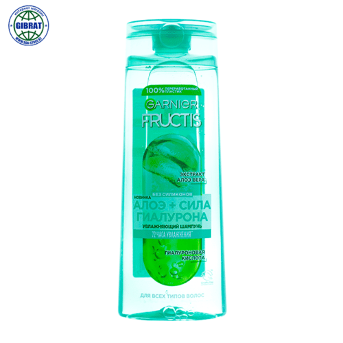 Шампунь для волос Garnier Fructis Алоэ+сила гиалурона, 250мл.