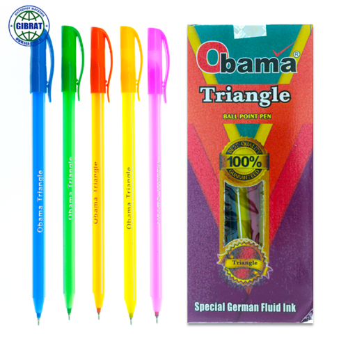 Ручка шариковая "Obama-Triangle", 0.7мм, синий, в коробке-50шт.