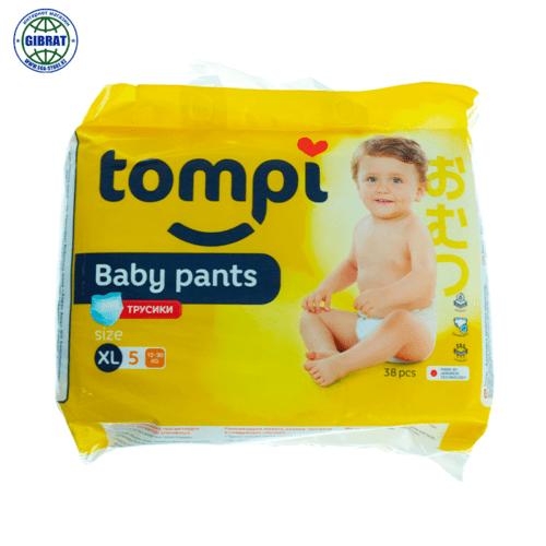 Трусики Tompi, размер-5, в упаковке-38шт.