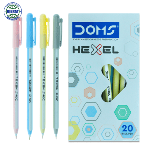 Ручка шариковая "Doms-Nexel", синий, в коробке-20шт. 8835.