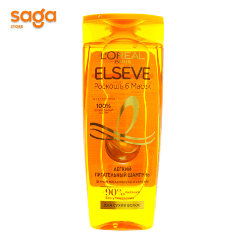 Шампунь для волос Loreal Elseve Роскошь 6 масел 400мл.