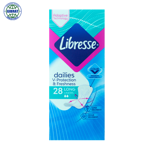 Прокладки Libresse, ежедневка, в упаковке-28шт.