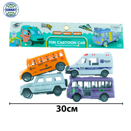 Машины инерционные в пакете "Город" JW 567-058
