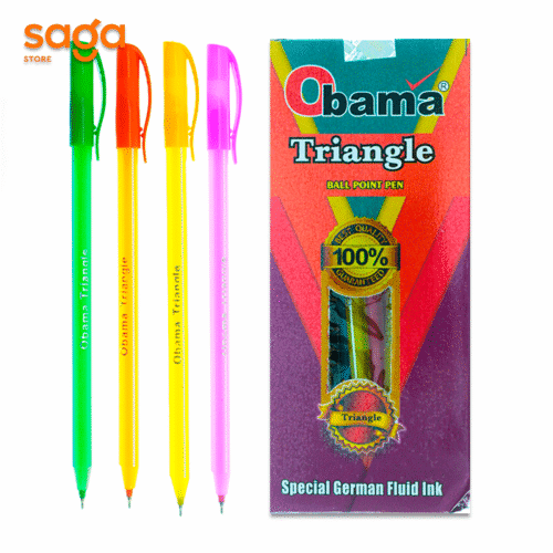 Ручка шариковая "Obama-Triangle", 0.7мм, синий, в коробке-50шт.