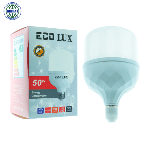 Лампочка 50w, E27, 5250 Lumen, ECO LUX.