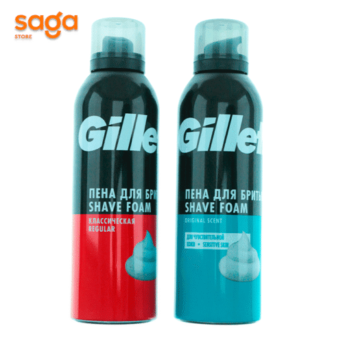 Пена Gillette для бритья 200мл.