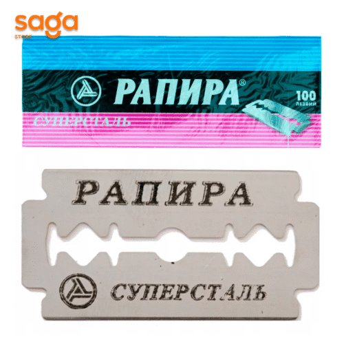 Сменные лезвия "Rapira" оригинал, 100 лезвий.